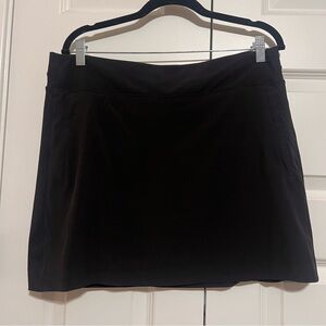Women's Black Tennis Skort
